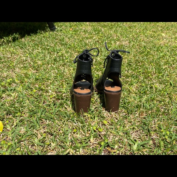 Forever 21 Lace-Up Booties - Picture 5 of 6